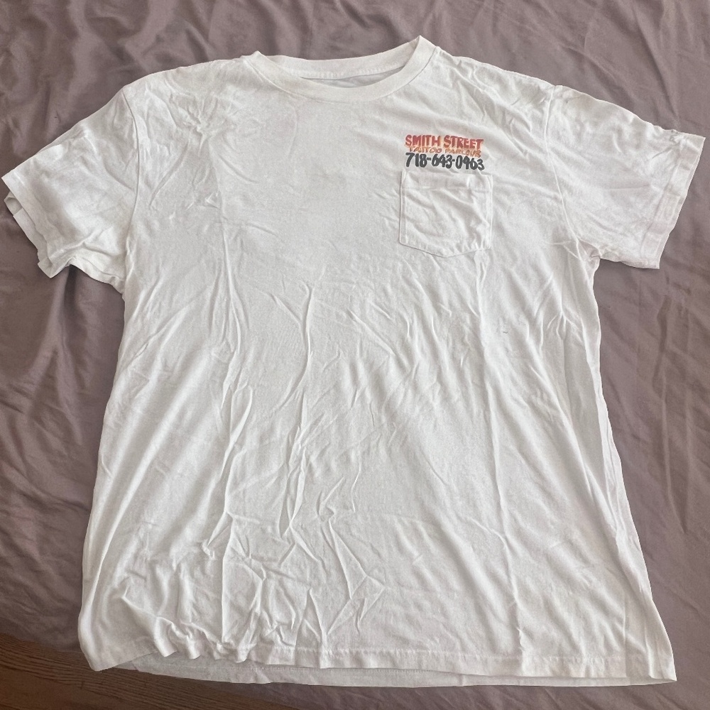 Rvca & Smith Street Tattoo Brooklyn collab . shirt XL